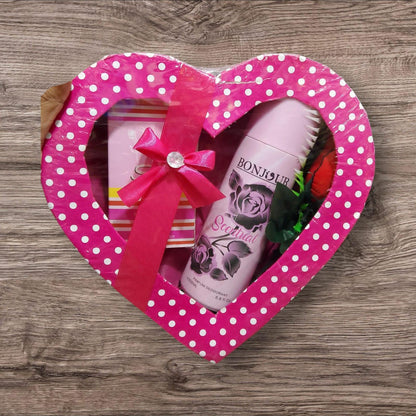 Pack of 2 – Heart Perfume and Body Spray Gift Set – Long-Lasting Fragrance – Ideal for Gifting – Rs. 1200 Each – Bulk Discount Available - JSJunoon.com