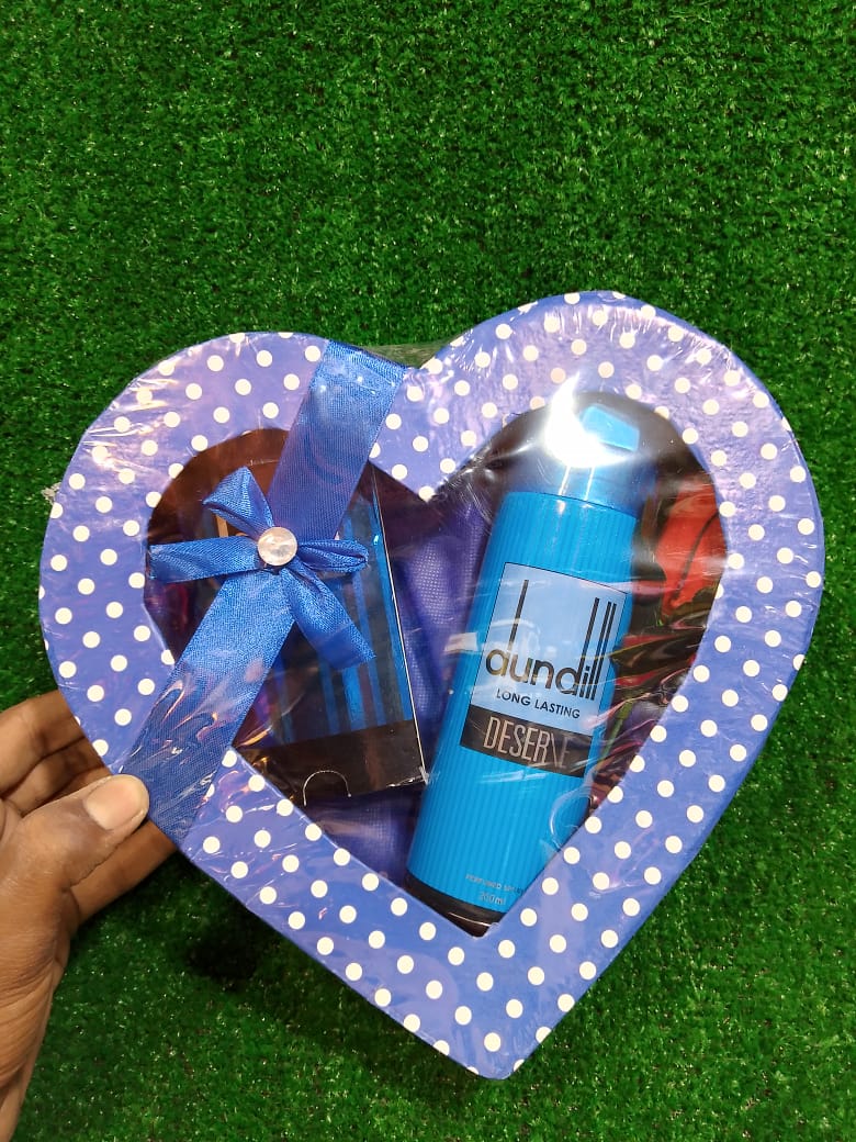 Pack of 2 – Heart Perfume and Body Spray Gift Set – Long-Lasting Fragrance – Ideal for Gifting – Rs. 1200 Each – Bulk Discount Available