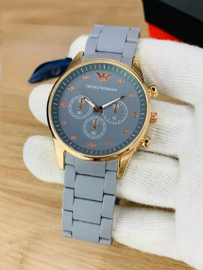 JS Junoon Armani Style Men’s Watch – Multiple Colours, Elegant & Durable Timepiece - JSJunoon.com