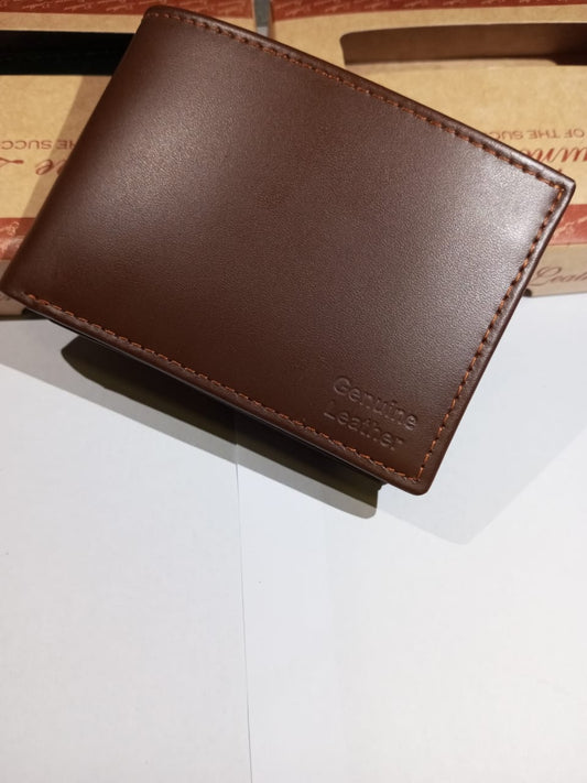 Men’s Premium Cow Leather Wallet – Multicolor, Durable & Stylish, Sleek Design for Cards & Cash