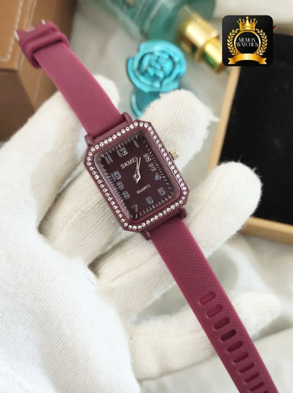 New Rubber Strap Watch for Girls - Unique Dial, Attractive Colors, Stylish Women’s Accessory - JSJunoon.com