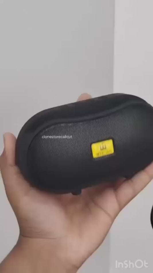 Wuf-W15 Portable Speaker High Quality Bass Sound With Cable (Box Pack) (Random Colours)